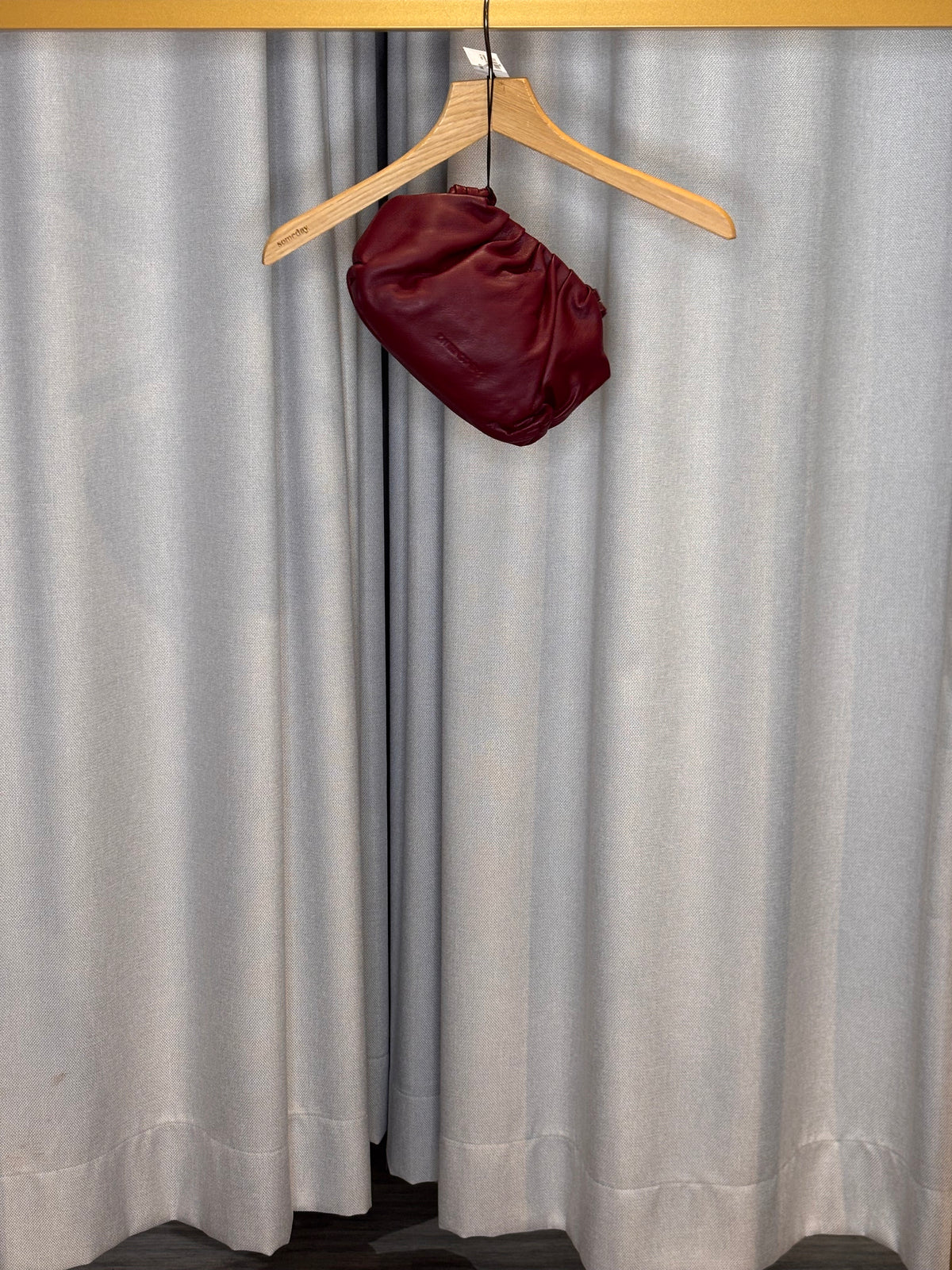 Zwillingsherz Ledertasche bordeaux