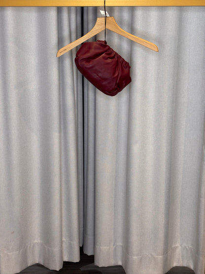 Zwillingsherz Ledertasche bordeaux