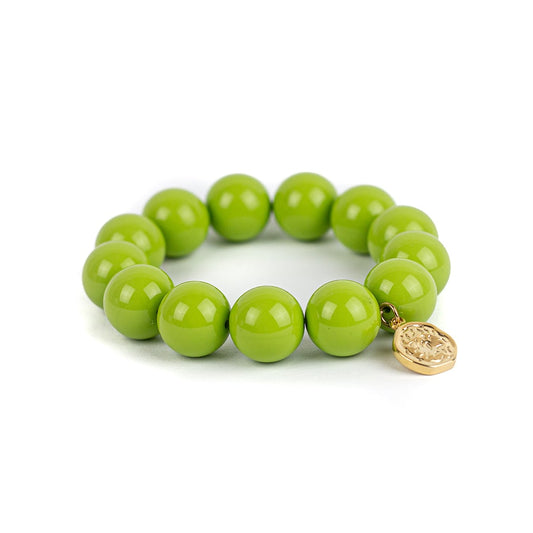 Inrosa grünes Perlenarmband