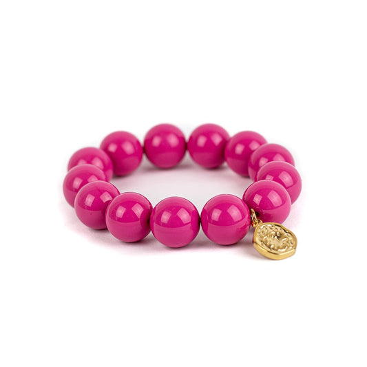 Inrosa pinkes Perlenarmband