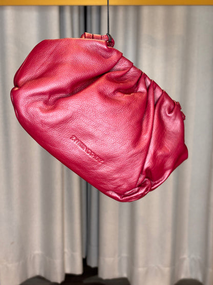 Zwillingsherz Ledertasche bordeaux