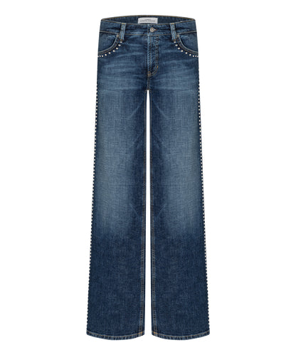 Cambio Jeans mit silbernen Steinchen