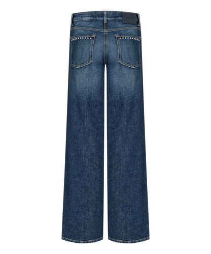 Cambio Jeans mit silbernen Steinchen