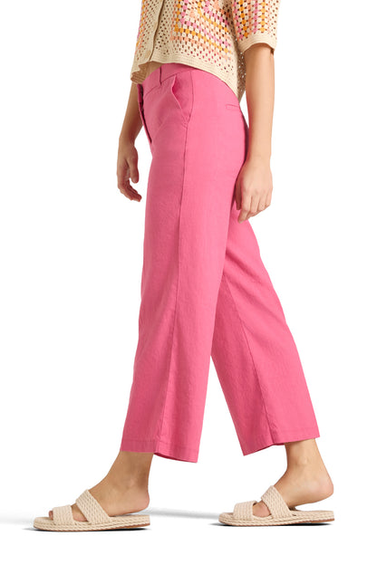 Cambio pinke Leinenhose