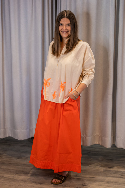 The Shirt Project Palmenbluse für Damen
