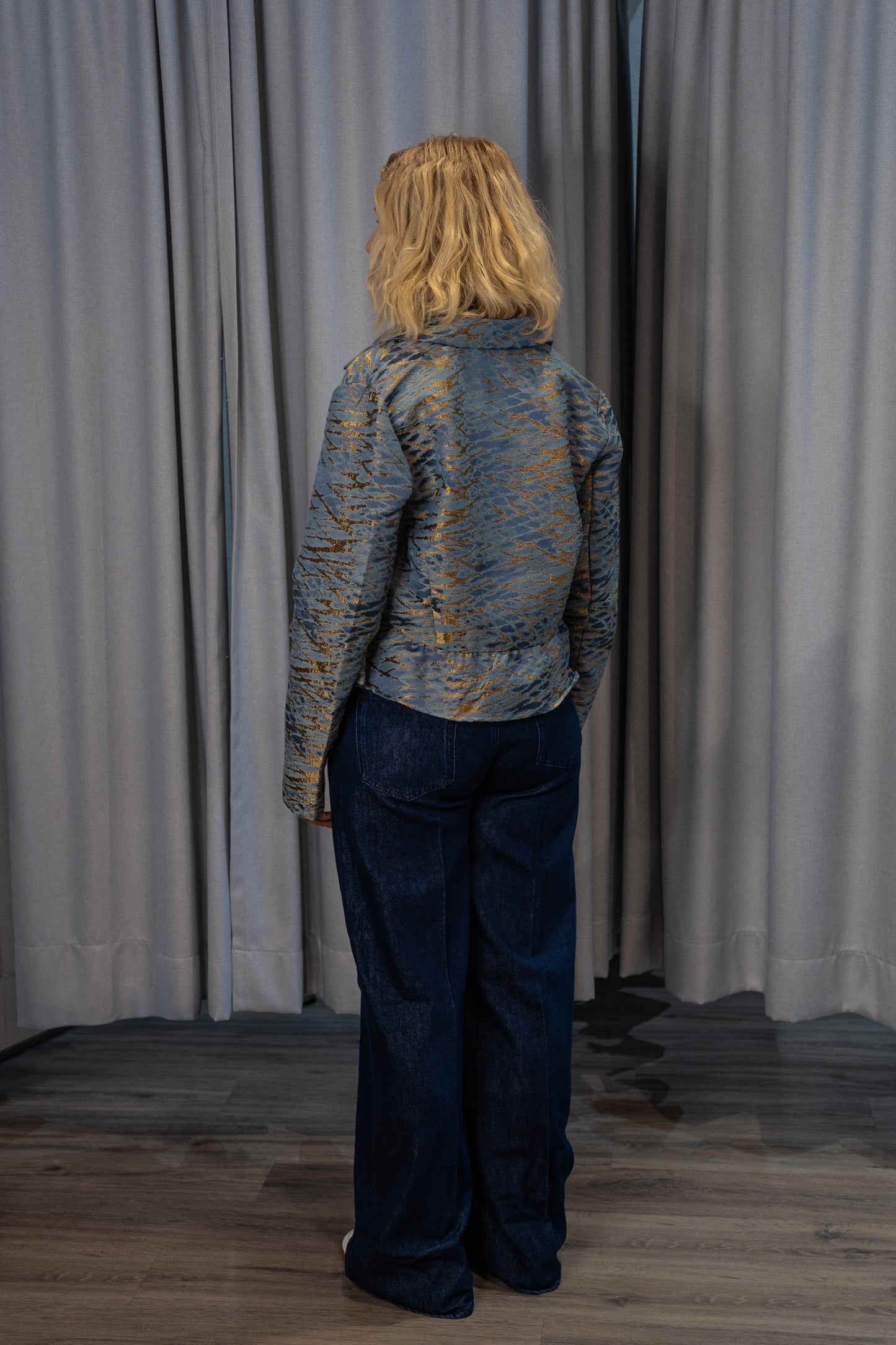 Culture gold blaue Damenjacke