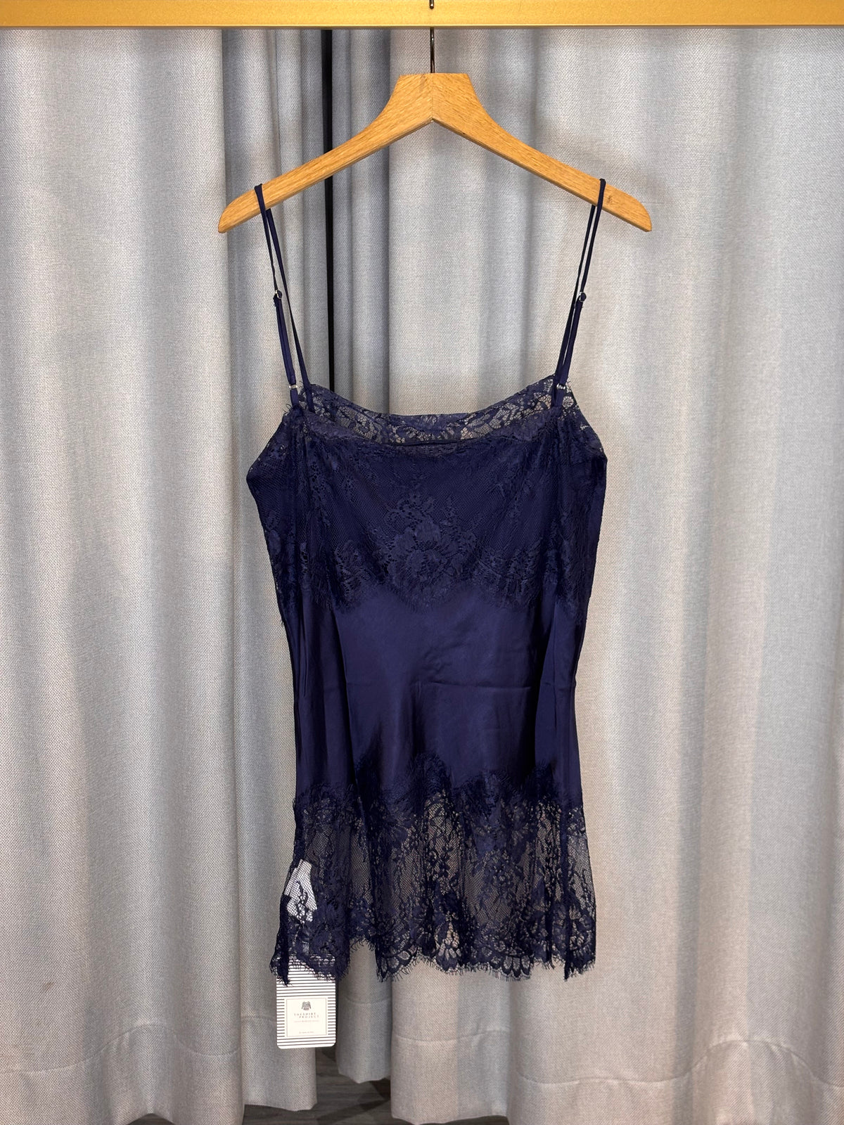 The Shirt Project Spitzen Top dunkelblau