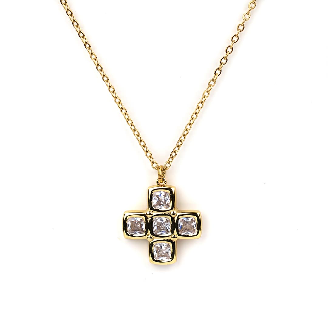 Inrosa goldene Kreuzkette