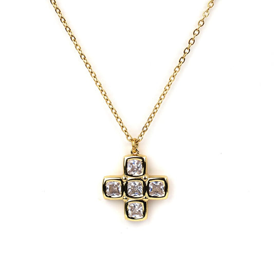 Inrosa goldene Kreuzkette