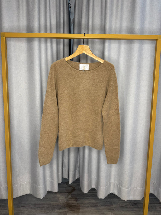 Vicario  Cinque hellbrauner Damenpullover