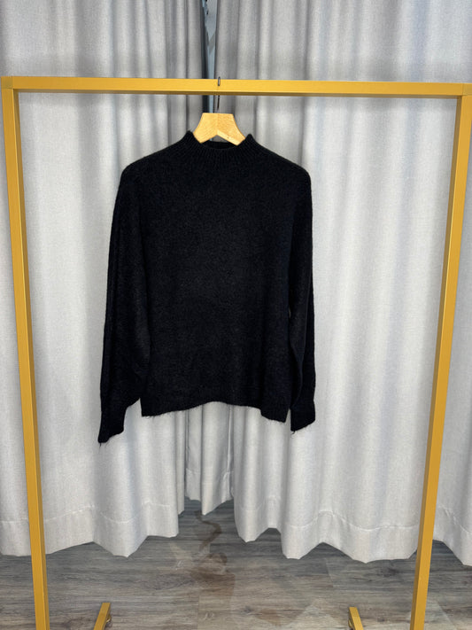 Vicario Cinque schwarzer Damenpullover