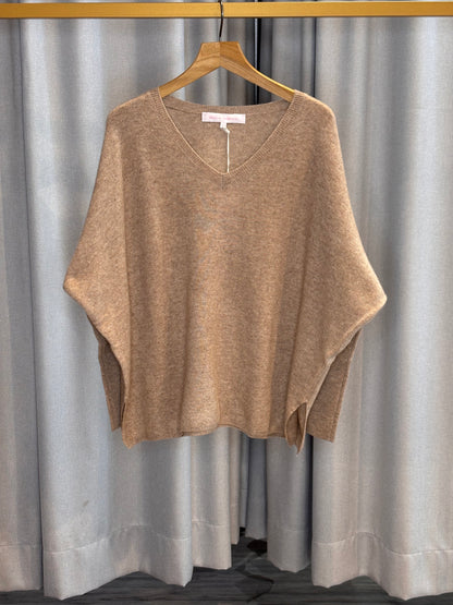 absolut Cashmere Pullover in Camel