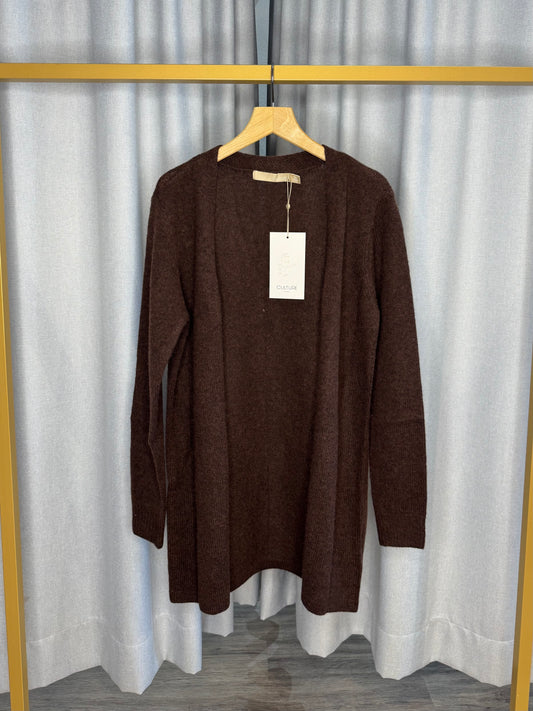 Culture braune Strickjacke