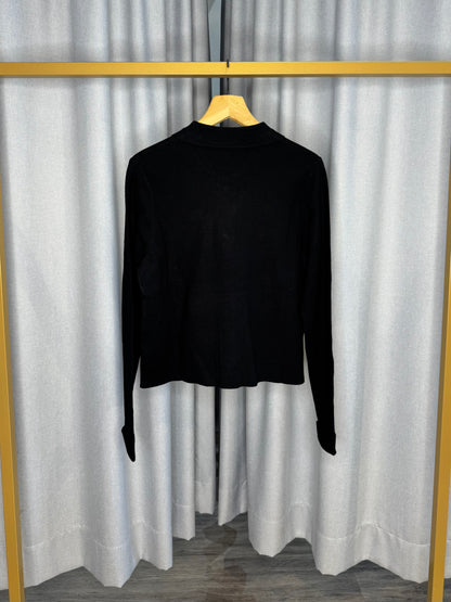 Riani schwarze Strickjacke mit Goldknöpfen