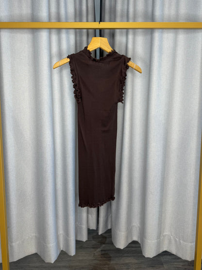 Seamless Basic Top in braun