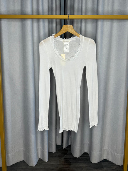Seamless Basic weißes Damenshirt