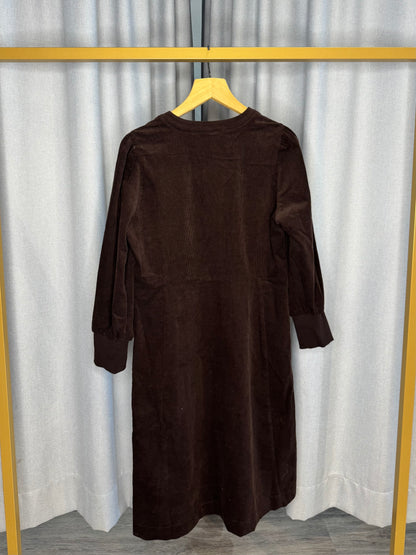 Culture braunes Cordkleid