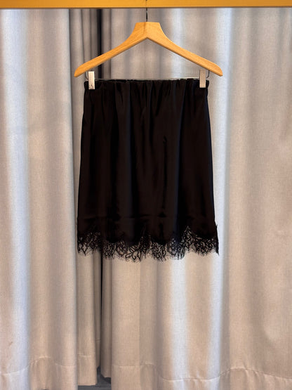 My Essential Wardrobe Satin mit Spitzenbesatz