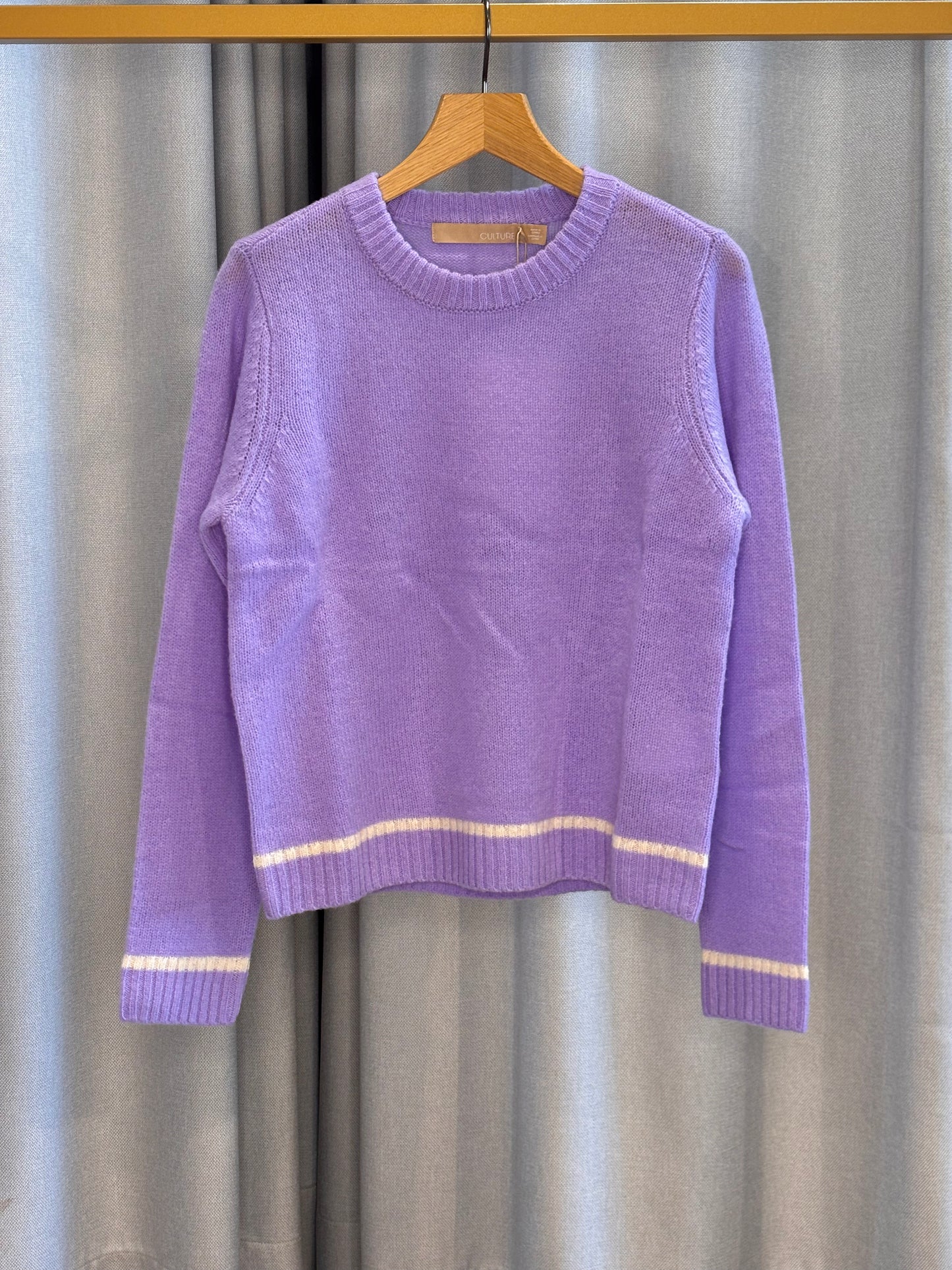 Culture Wollpullover in Flieder
