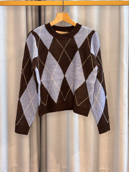 Culture Argyle Strickpullover