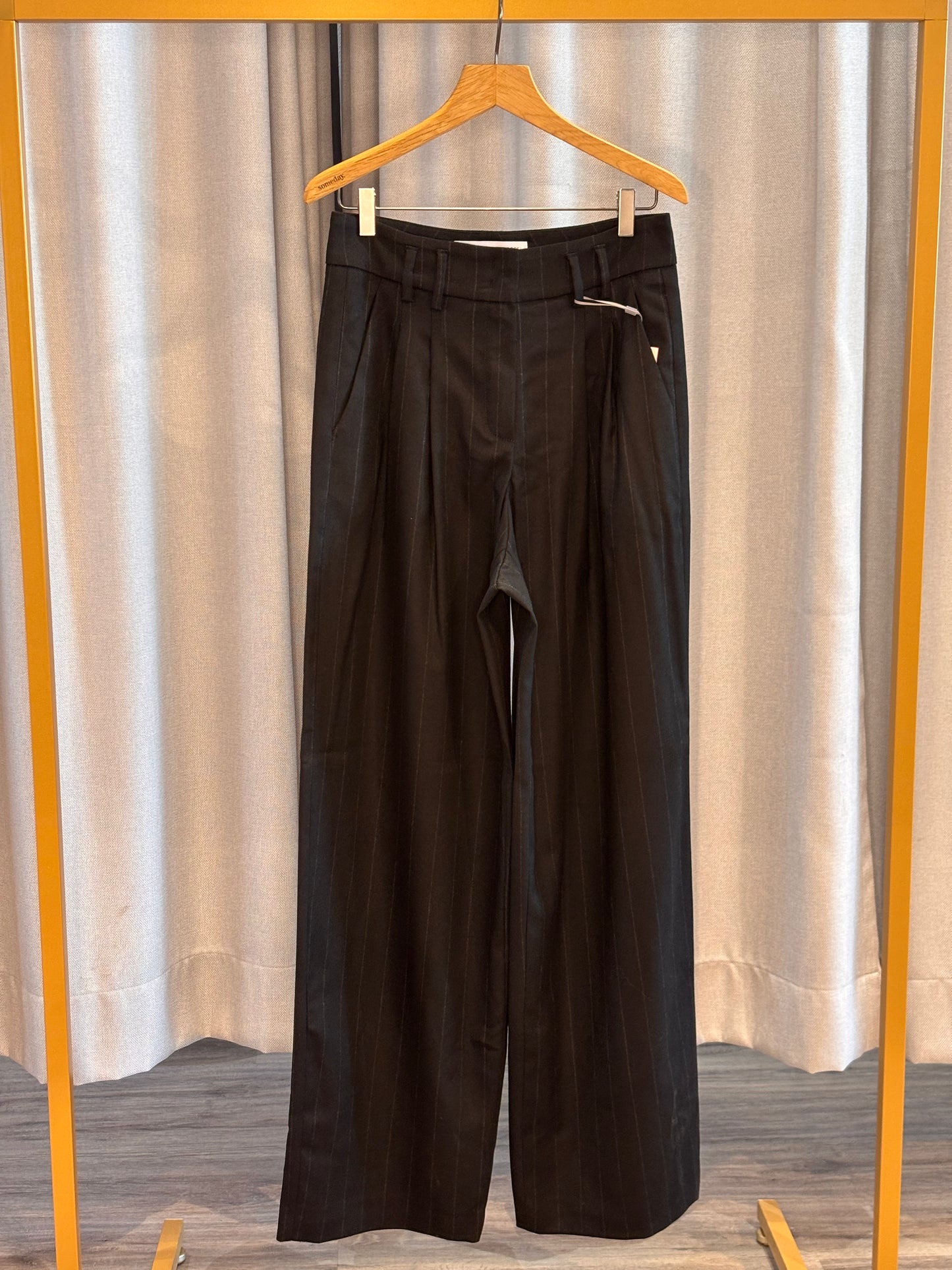 Raffaelo Rossi Nadelstreifenhose Wide Leg
