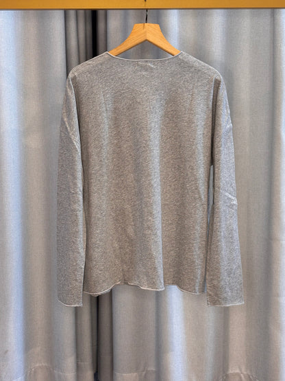 Universel klassisches Damenshirt grau