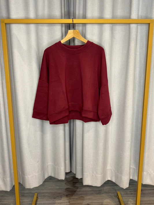 The Shirt Project  Pullover in bordeau