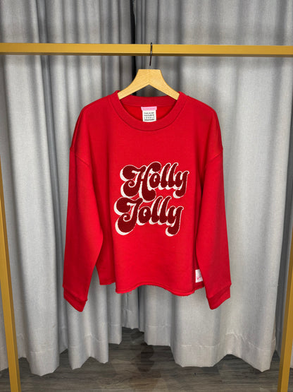 The Shirt Project roter Weihnachtspullover