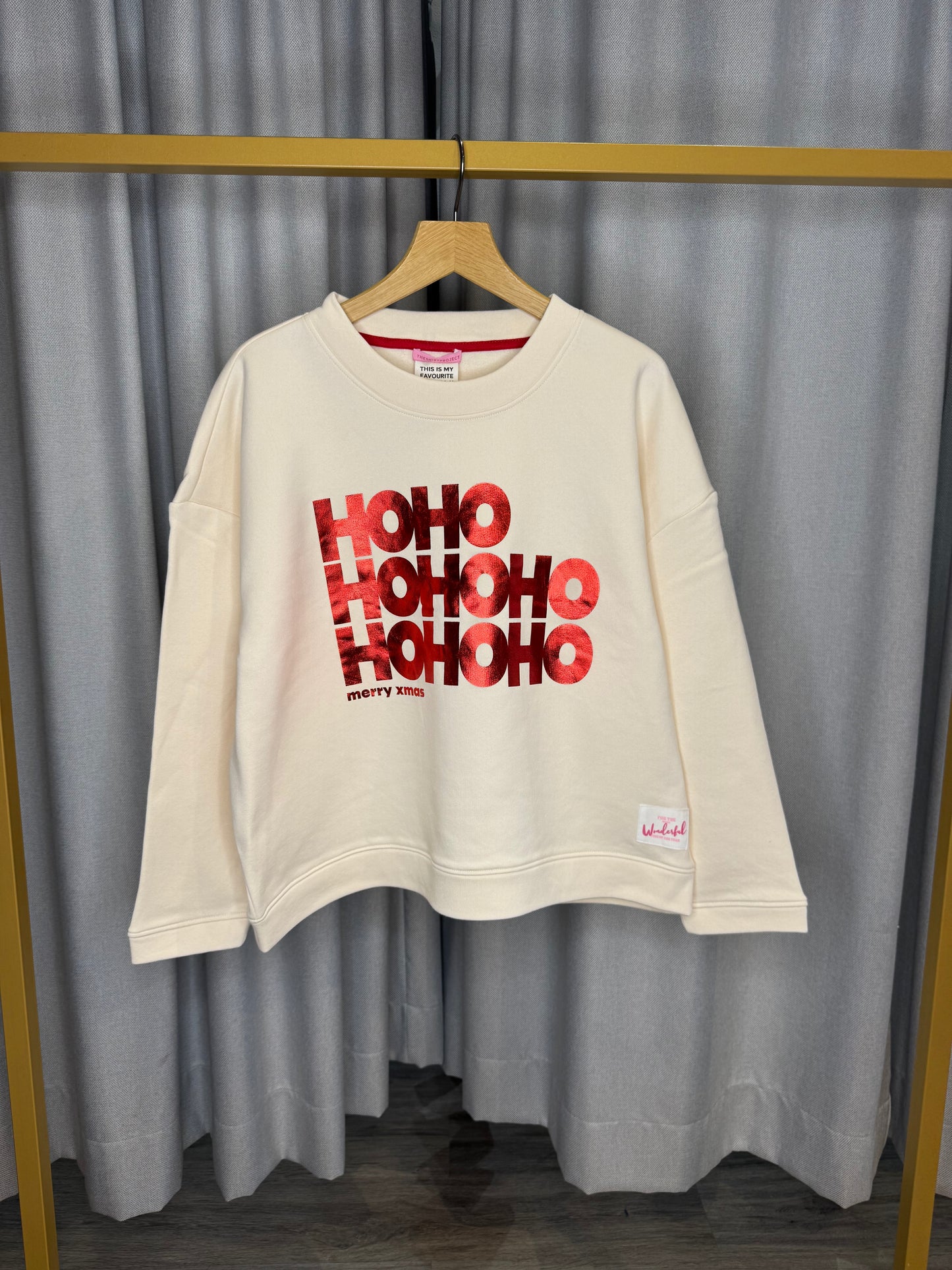 The Shirt Project Weihnachtspullover in beige