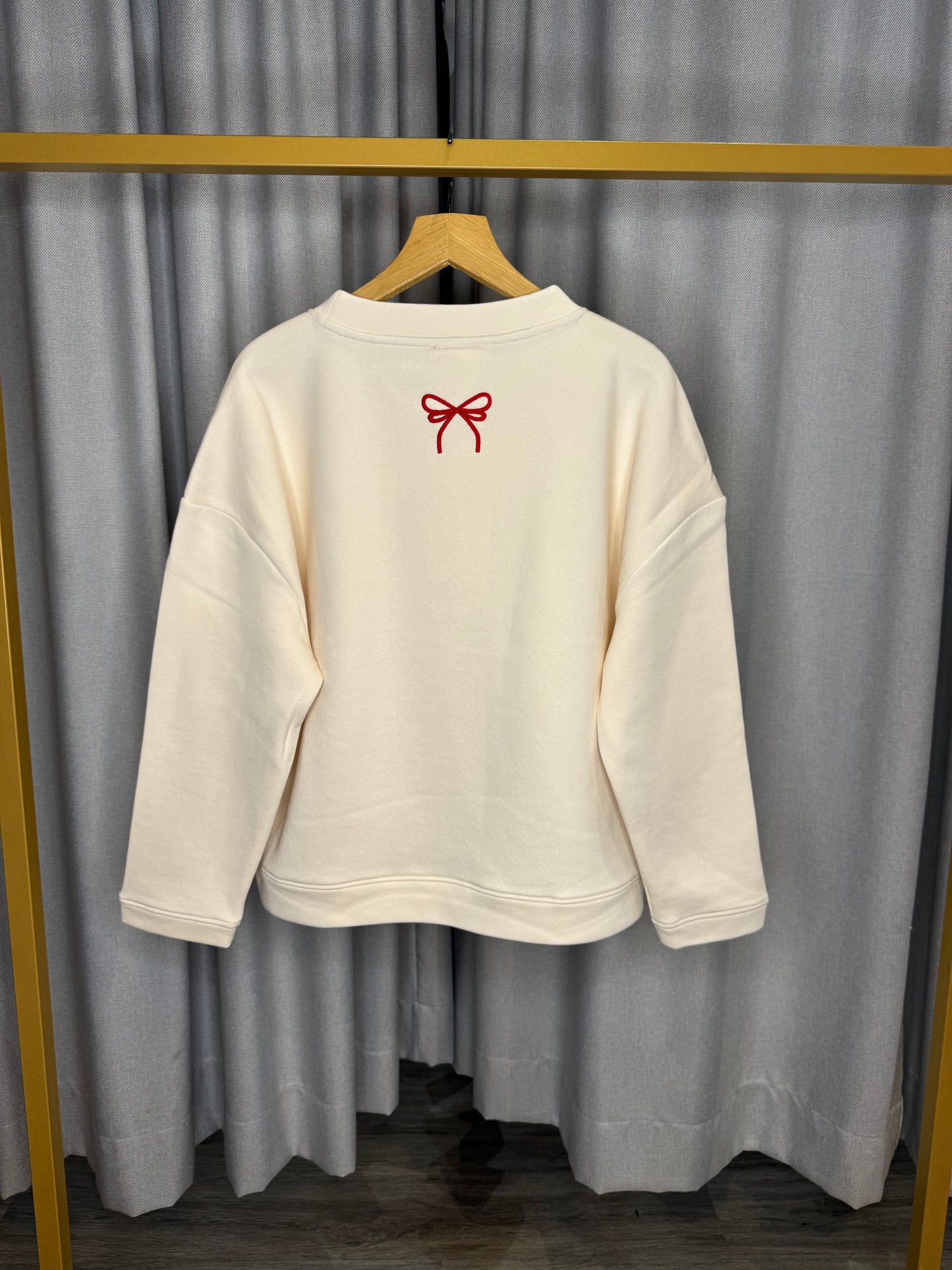 The Shirt Project Weihnachtspullover in beige