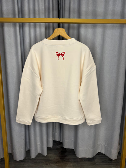 The Shirt Project Weihnachtspullover in beige