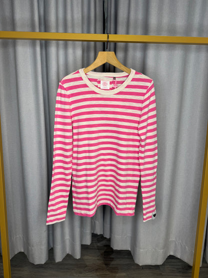 The Shirt Project rosa Streifenshirt