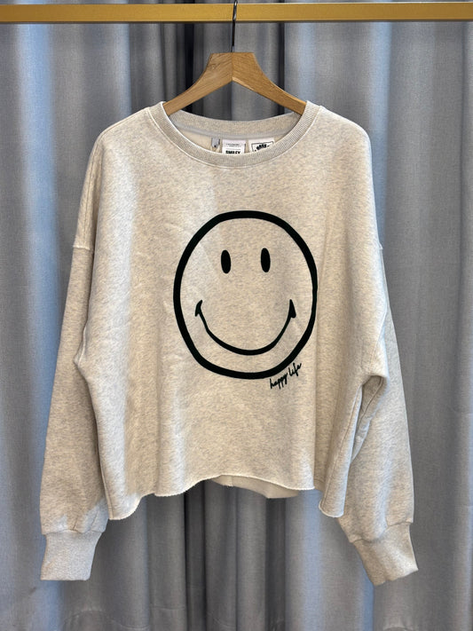 The Shirt Project Damensweatshirt mit Smiley