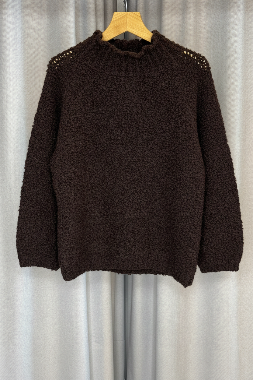 Vicario Cinque Pullover Bouclé-Strick