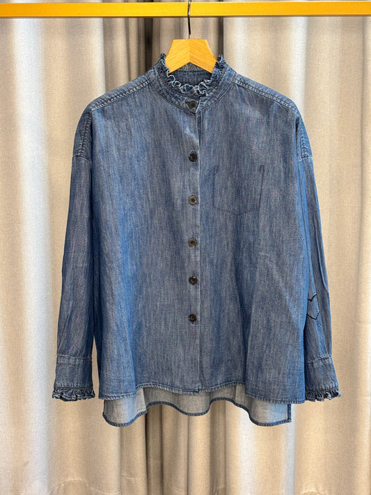 The Shirt Project Damen Jeansbluse