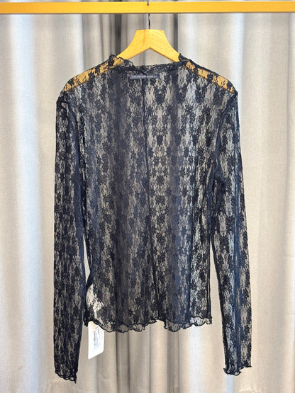 The Shirt Project Spitzenshirt mit floralem Muster