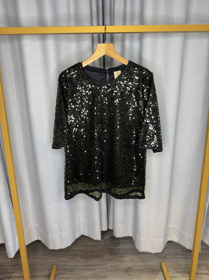 Culture Paillettenoberteil