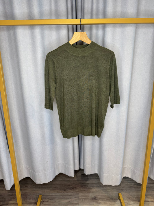 Culture olive grüner Pullover