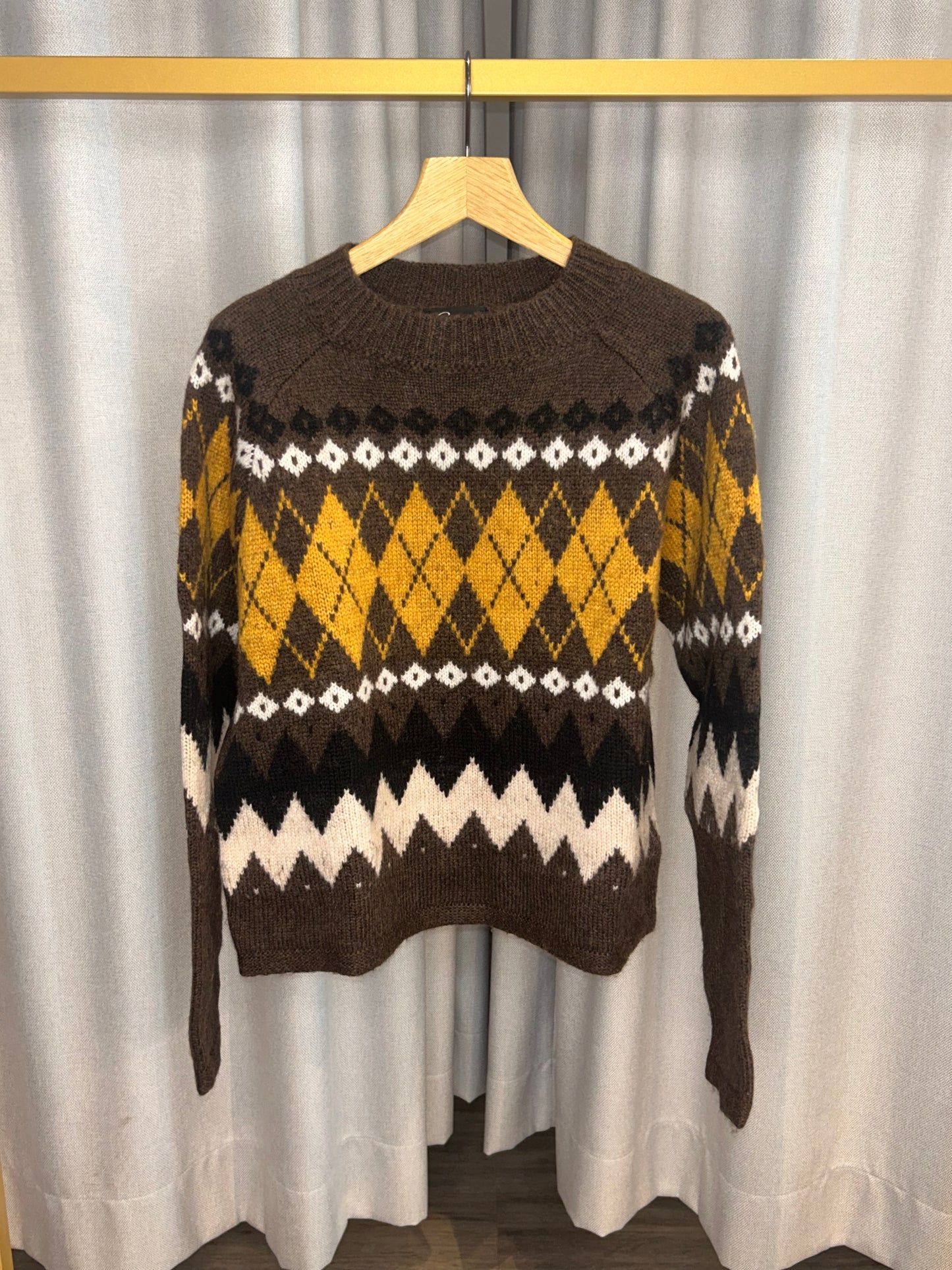 Grace Pullover mit Rautenmuster