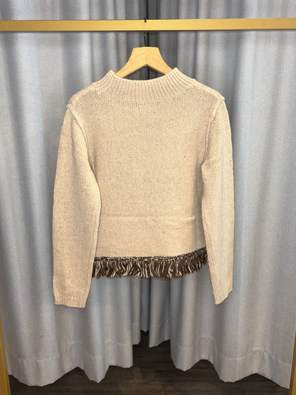 Grace Strickpullover mit Fransen