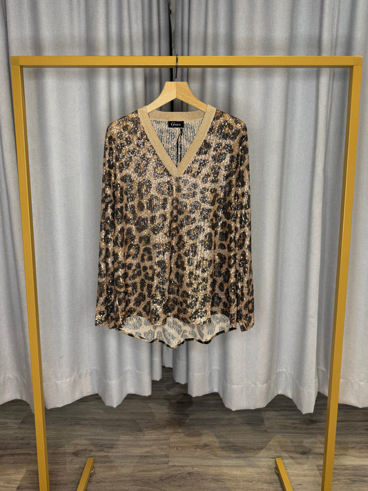 Grace Leopardenbluse