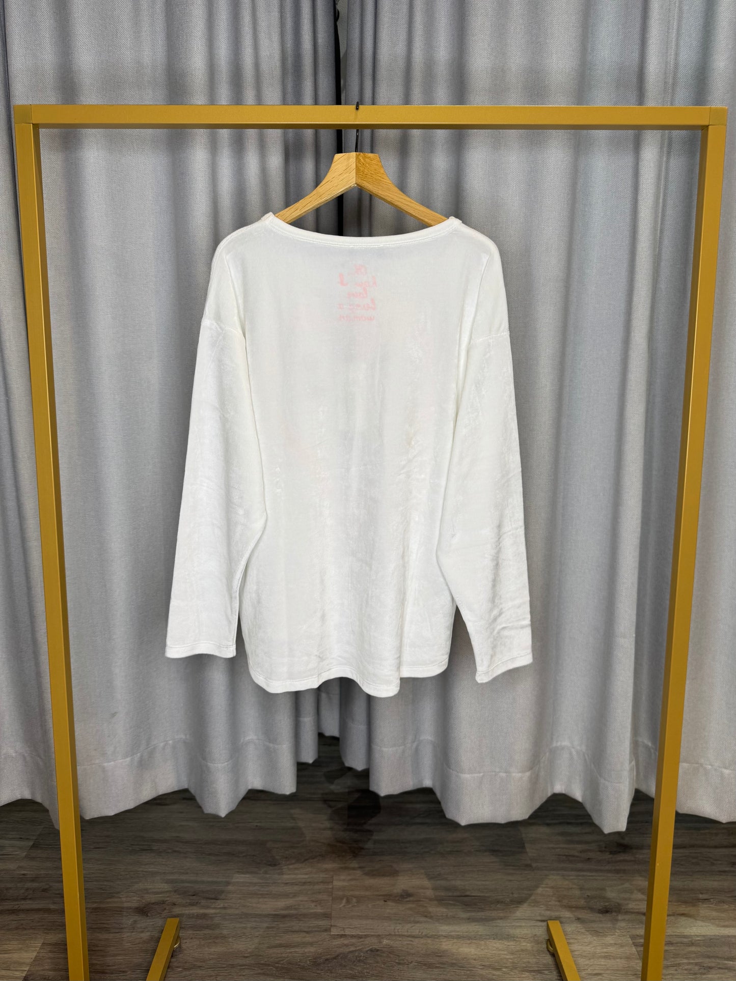 Grace Pullover in Samtoptik