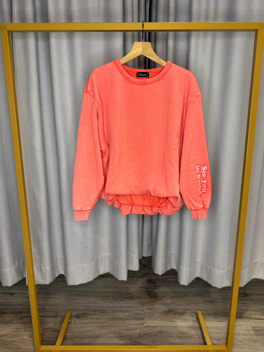 Grace Sweatshirt mit Rückenprint