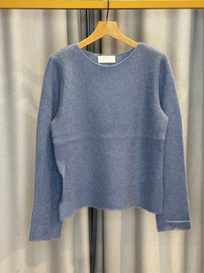 FFC blauer Kaschmirpullover