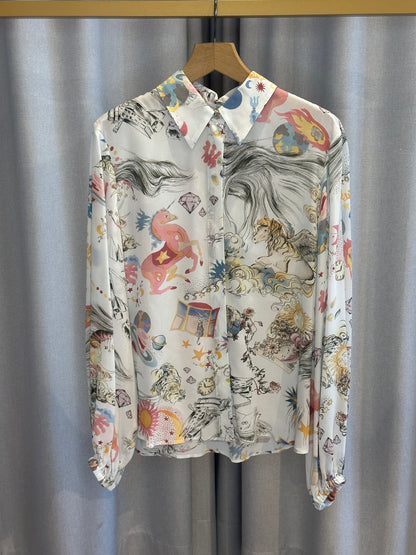 Riani bunte Damenbluse