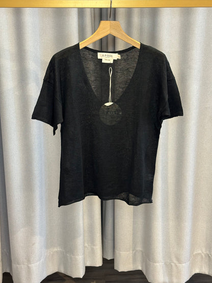 Apoil Kurzarmpullover