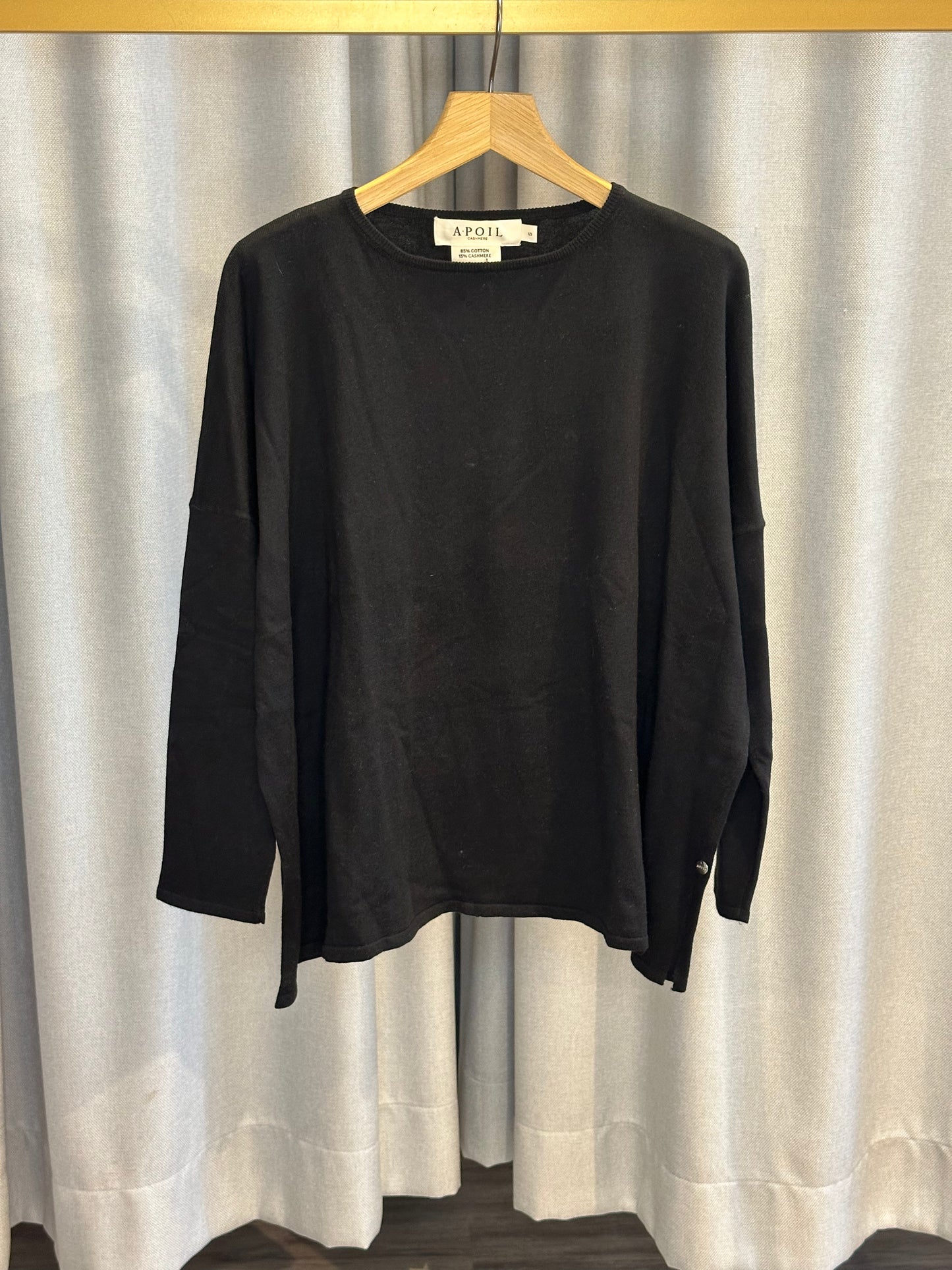 Apoil schwarzer Pullover