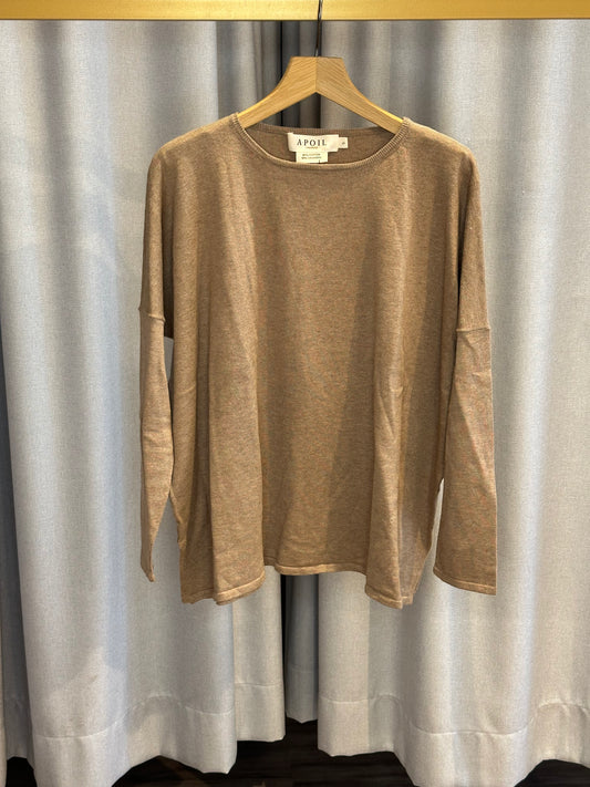Apoil Pullover in beige