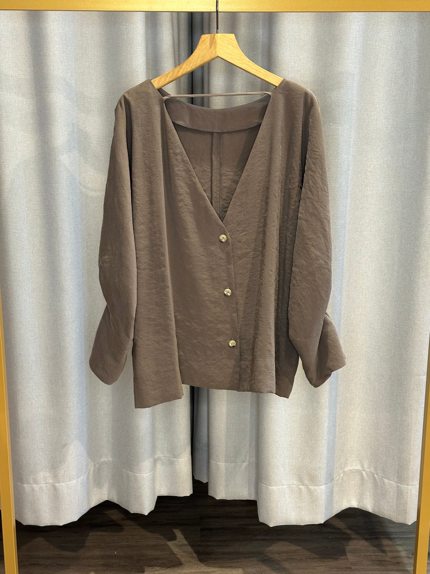 Otto d`Ame braune Damenbluse