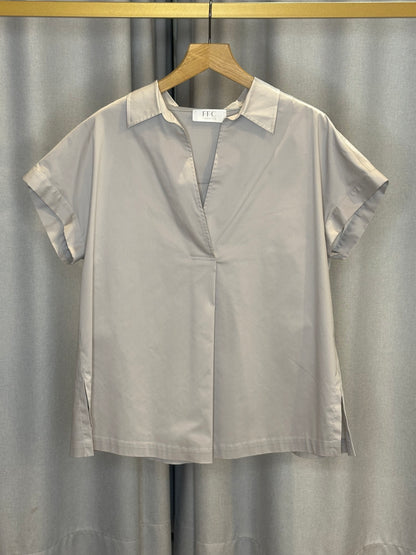 FFC silberne Damenbluse